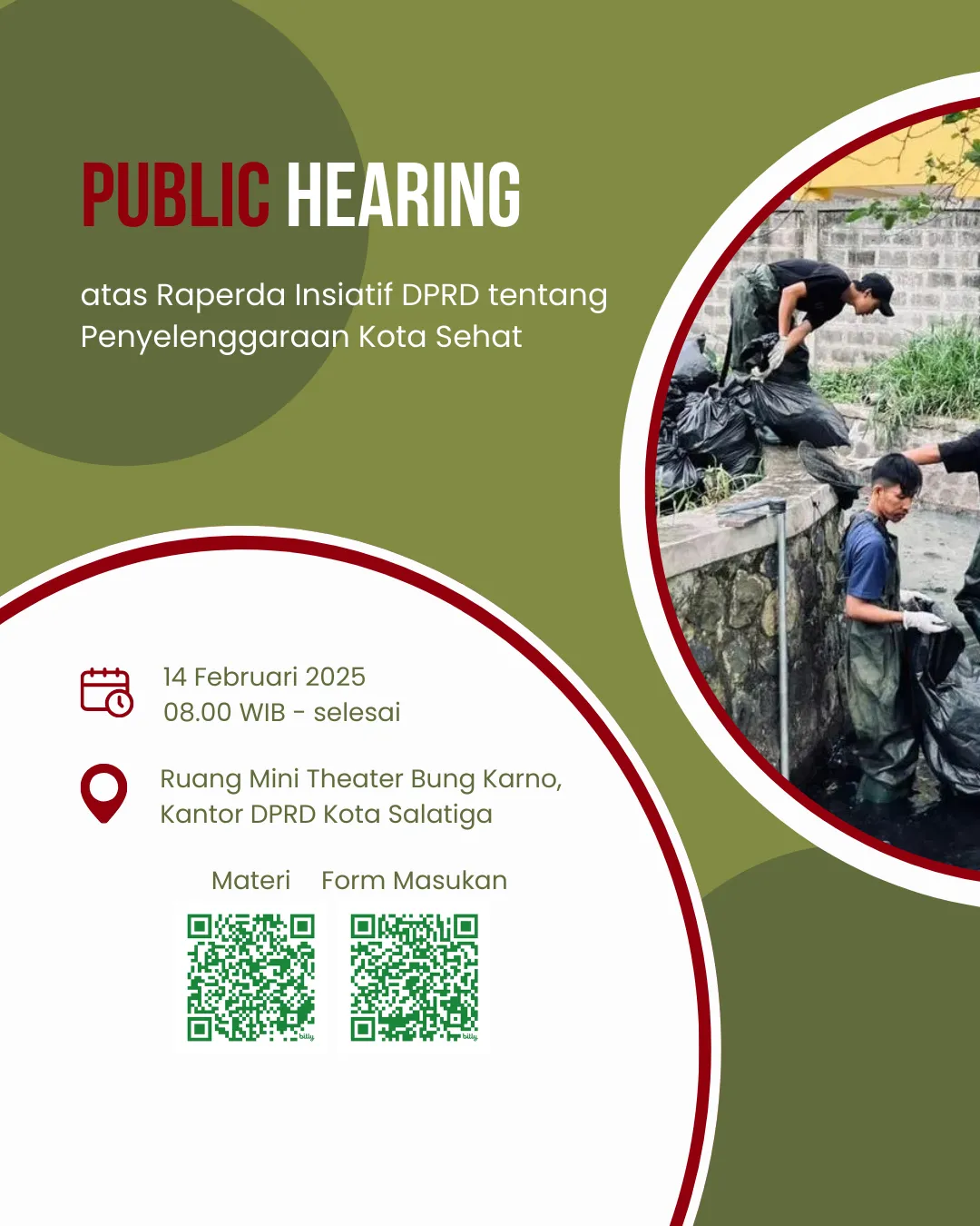 Public Hearing atas Raperda Inisiatif DPRD tentang Penyelenggaraan Kota Sehat